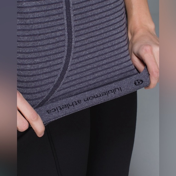 Lululemon Run: Swiftly Tech Tank,size 6
Rugby Stripe Tonal Heathered Black Grape - Picture 7 of 13